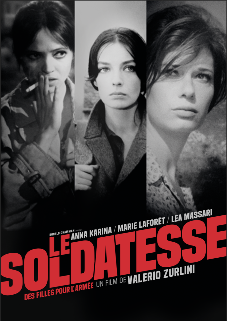 Affiche Des filles pour l'armée (Le Soldatesse) pour la ressortie en salles du 20/07/2022